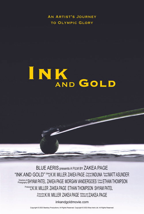 Постер: Ink and Gold: An Artist's Journey to Olympic Glory